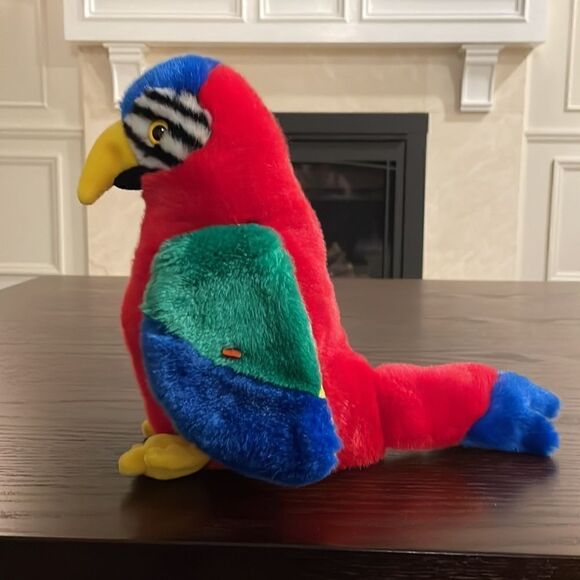 Vintage 90s Ty Beanie Buddy Jabber Parrot Plush Toy, Stuffed Animal Stuffed 11” - Picture 4 of 7